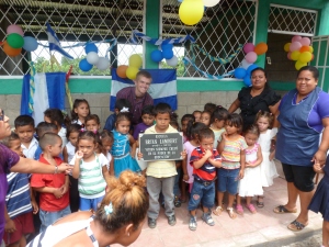 The opening ceremony for the Brian Lambert pre-school 